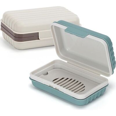 OEM Porte-savon 2 Pièces Avec Couvercle, Porte-savon De Voyage Portable, Porte-savon Avec Bac D'Égouttage, Étanche Et Anti-fuite (vert Et Blanc) - Publicité OEM Porte-savon 2 Pièces Avec Couvercle, Porte-savon De Voyage Portable, Porte-savon Avec Bac D'Égouttage, Étanche Et Anti-fuite (vert Et Blanc) - Publicité