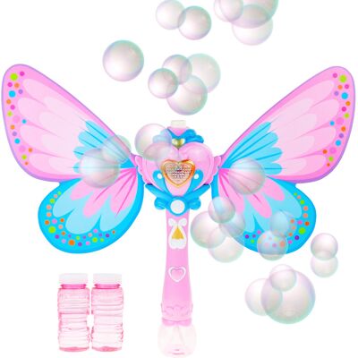 OEM Tg60463-1 Machine À Bulles Papillon + Bulles De Savon + Baguette Magique Liquide - Publicité OEM Tg60463-1 Machine À Bulles Papillon + Bulles De Savon + Baguette Magique Liquide - Publicité