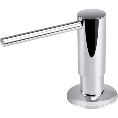 OEM Grid Cool Distributeur De Savon, Tête De Pompe En Métal Avec Bouteille En Pet De 500 Ml (plaqué Chrome) - Publicité OEM Grid Cool Distributeur De Savon, Tête De Pompe En Métal Avec Bouteille En Pet De 500 Ml (plaqué Chrome) - Publicité