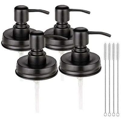 SANS MARQUE Couvercles D'Emballage De Pot De Distributeur De Savon Avec Pompes, Couvercles De Distributeur De Savon De Lotion Pour 16oz 4 Détergentï1/4ˆblackï1/4‰ - Publicité SANS MARQUE Couvercles D'Emballage De Pot De Distributeur De Savon Avec Pompes, Couvercles De Distributeur De Savon De Lotion Pour 16oz 4 Détergentï1/4ˆblackï1/4‰ - Publicité