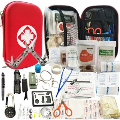 OEM Coffret Secours Compact – Trousse Premiers Secours 1 À 4 Personnes – Kit Survie Randonnée, Camping, Chasse – Équipement Urgence - Publicité OEM Coffret Secours Compact – Trousse Premiers Secours 1 À 4 Personnes – Kit Survie Randonnée, Camping, Chasse – Équipement Urgence - Publicité