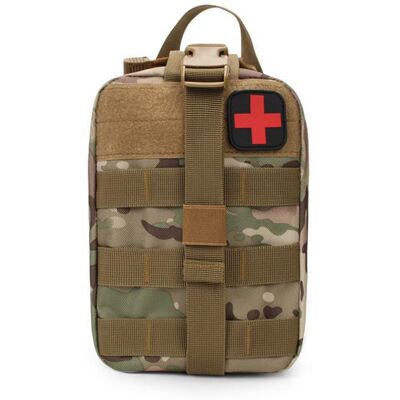 OEM Trousse De Premiers Secours Tactique Camouflage, Accessoires Médicaux, Kit D'Accessoires Camouflage, Sac De Rangement D'Urgence Pour Les Interventions Routières En Extérieur - Publicité OEM Trousse De Premiers Secours Tactique Camouflage, Accessoires Médicaux, Kit D'Accessoires Camouflage, Sac De Rangement D'Urgence Pour Les Interventions Routières En Extérieur - Publicité