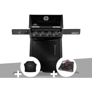 Napoleon Barbecue Gaz Freestyle 425 Noir 4 Brûleurs + 1 Réchaud Latéral + Housse De Protection + Plateau Charbon - Napoléon - Publicité Napoleon Barbecue Gaz Freestyle 425 Noir 4 Brûleurs + 1 Réchaud Latéral + Housse De Protection + Plateau Charbon - Napoléon - Publicité