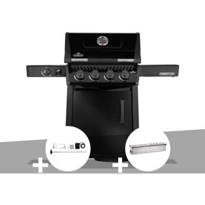 Napoleon Barbecue Gaz Freestyle 425 Noir 4 Brûleurs + 1 Réchaud Latéral + Rôtissoire + Boitier De Fumage - Napoléon - Publicité Napoleon Barbecue Gaz Freestyle 425 Noir 4 Brûleurs + 1 Réchaud Latéral + Rôtissoire + Boitier De Fumage - Napoléon - Publicité