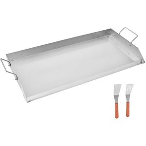 Mophorn - Plaque De Cuisson En Acier Inoxydable, Plateau Rectangulaire Universel À Surface Plane, 809 X 370 Mm, Ustensile De Cuisine Portable À Gaz Avec Poignées, Idéal Pour Le Camping Et Les Fêtes - Publicité Mophorn - Plaque De Cuisson En Acier Inoxydable, Plateau Rectangulaire Universel À Surface Plane, 809 X 370 Mm, Ustensile De Cuisine Portable À Gaz Avec Poignées, Idéal Pour Le Camping Et Les Fêtes - Publicité