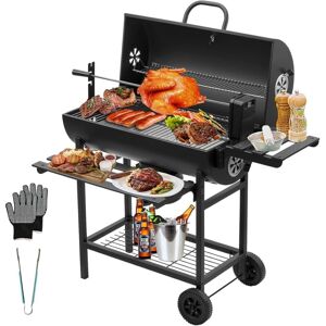 Teeno – Chariot À Barbecue Charbon Xxl Avec Couvercle – Thermomètre Intégré – Tiroir À Cendres – Gants Anti-brûlures – Évent Réglable – Surface De Cuisson 70 X 35 Cm - Publicité Teeno – Chariot À Barbecue Charbon Xxl Avec Couvercle – Thermomètre Intégré – Tiroir À Cendres – Gants Anti-brûlures – Évent Réglable – Surface De Cuisson 70 X 35 Cm - Publicité