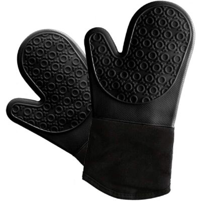 Vision Gant De Cuisine Avec Coque En Silicone Résistant À La Chaleur Jusqu'à 500°c - Manique Étanche Pour Barbecue, Grill, Four, Four Micro-ondes - 33 X 19,1 Cm - Publicité Vision Gant De Cuisine Avec Coque En Silicone Résistant À La Chaleur Jusqu'à 500°c - Manique Étanche Pour Barbecue, Grill, Four, Four Micro-ondes - 33 X 19,1 Cm - Publicité