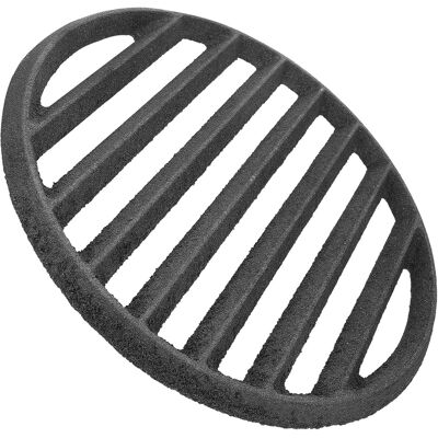 SLOWMOOSE Grille Ronde En Fonte De 25 Cm Pour Barbecue Au Charbon De Bois Et Cheminée - Accessoire De Rechange Durable - Publicité SLOWMOOSE Grille Ronde En Fonte De 25 Cm Pour Barbecue Au Charbon De Bois Et Cheminée - Accessoire De Rechange Durable - Publicité