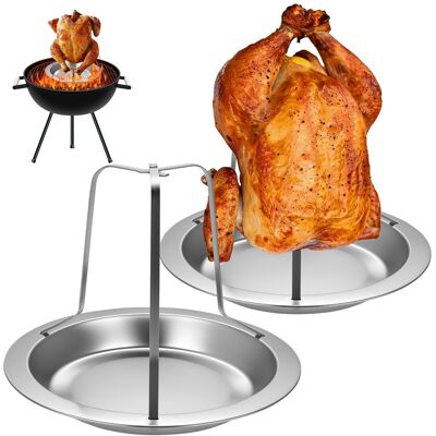 WANYISHUN 2 Set Di Rôtissoires À Poulet, Rotissoire Verticale, Rotissoire Cuisson Barbecue, Gril À Poulet En Acier Inoxydable, Support Vertical Pour Poulets, Fours, Grils Et Réchauds De Camping - Publicité WANYISHUN 2 Set Di Rôtissoires À Poulet, Rotissoire Verticale, Rotissoire Cuisson Barbecue, Gril À Poulet En Acier Inoxydable, Support Vertical Pour Poulets, Fours, Grils Et Réchauds De Camping - Publicité