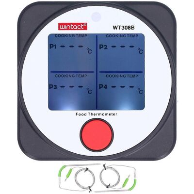 MIXHOME Thermomètre De Barbecue Avec Rétroéclairage Lcd, Fonction Bluetooth, Indicateur De Température Pour Aliments Et Pique-niques – -40 À 300 °c - Publicité MIXHOME Thermomètre De Barbecue Avec Rétroéclairage Lcd, Fonction Bluetooth, Indicateur De Température Pour Aliments Et Pique-niques – -40 À 300 °c - Publicité