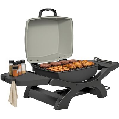 ALTHOME Barbecue Électrique Extérieur 2300 W. Barbecue De Table Avec Grilles Émaillées. Étagères Latérales. Noir - Publicité ALTHOME Barbecue Électrique Extérieur 2300 W. Barbecue De Table Avec Grilles Émaillées. Étagères Latérales. Noir - Publicité