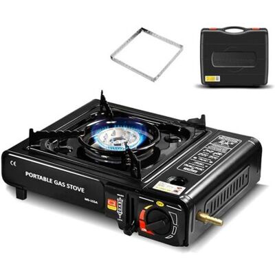 NO BRAND Pair Réchaud À Gaz Portable Pour Camping Avec Étui De Transport – Cuisinière Compacte Pour Barbecue, Pour La Maison, Le Restaurant, L'Intérieur Et L'Extérieur(sans Bouteille De Gaz Portable) - Publicité NO BRAND Pair Réchaud À Gaz Portable Pour Camping Avec Étui De Transport – Cuisinière Compacte Pour Barbecue, Pour La Maison, Le Restaurant, L'Intérieur Et L'Extérieur(sans Bouteille De Gaz Portable) - Publicité