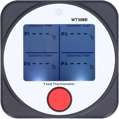 MRTRS Thermomètre De Barbecue Avec Écran Lcd Rétroéclairé Et Bluetooth, Testeur De Température Pour Aliments Et Pique-niques -40300℃ - Publicité MRTRS Thermomètre De Barbecue Avec Écran Lcd Rétroéclairé Et Bluetooth, Testeur De Température Pour Aliments Et Pique-niques -40300℃ - Publicité