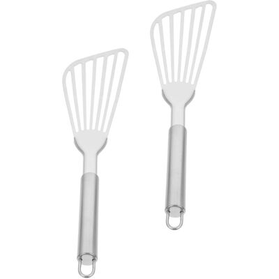 NXNHQPZ Spatules À Steak Coudées Acier Inoxydable 2 Pièces, Outils Cuisine Antiadhésifs, Ustensiles Légers Pour Cuisson Maison, Restaurant Et Barbecue - Publicité NXNHQPZ Spatules À Steak Coudées Acier Inoxydable 2 Pièces, Outils Cuisine Antiadhésifs, Ustensiles Légers Pour Cuisson Maison, Restaurant Et Barbecue - Publicité