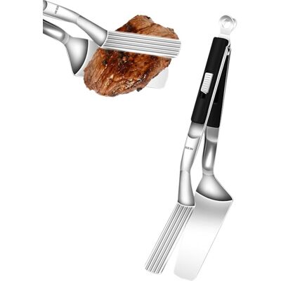 Pince À Barbecue Réglable, Pince De Chef Résistante À La Chaleur, Outil De Grillade En Extérieur, Pince De Service Alimentaire-aquaforge - Publicité Pince À Barbecue Réglable, Pince De Chef Résistante À La Chaleur, Outil De Grillade En Extérieur, Pince De Service Alimentaire-aquaforge - Publicité