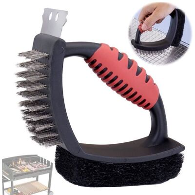 Brosse Pour Barbecue, Éponge De Nettoyage, Grattoir, Tampon À Récurer, Pour Barbecue, Taches, Barbecues À Gaz Et Électriques-aquaforge - Publicité Brosse Pour Barbecue, Éponge De Nettoyage, Grattoir, Tampon À Récurer, Pour Barbecue, Taches, Barbecues À Gaz Et Électriques-aquaforge - Publicité