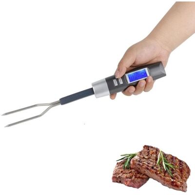 VEXXOL Fourchette De Cuisson Numérique Avec Thermomètre À Viande, Barbecue Avec Écran Lcd Fourchette De Cuisson, Pour La Cuisine, Viande, Lait, Aliments Frits, Barbecue - Publicité VEXXOL Fourchette De Cuisson Numérique Avec Thermomètre À Viande, Barbecue Avec Écran Lcd Fourchette De Cuisson, Pour La Cuisine, Viande, Lait, Aliments Frits, Barbecue - Publicité