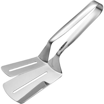 NONAME 1 Pince De Cuisson En Acier Inoxydable – Spatule Double Face Idéale Pour Retourner Au Barbecue, Griller Et Cuisiner À La Maison – Parfait Pour Le Steak, Le Pain, Le Hamburger, La Pizza, Les Tartes Et - Publicité NONAME 1 Pince De Cuisson En Acier Inoxydable – Spatule Double Face Idéale Pour Retourner Au Barbecue, Griller Et Cuisiner À La Maison – Parfait Pour Le Steak, Le Pain, Le Hamburger, La Pizza, Les Tartes Et - Publicité