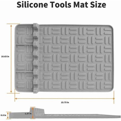 RDTD 2 Spatules Bbq Silicone Avec Tapis Anti-goutte - Lot De 2 Tapis De Plancha Pour Barbecue Extérieur, Accessoires De Cuisson Pour Comptoir De Cuisine, Outils De Grillade Résistants À La Chaleur. Publicité RDTD 2 Spatules Bbq Silicone Avec Tapis Anti-goutte - Lot De 2 Tapis De Plancha Pour Barbecue Extérieur, Accessoires De Cuisson Pour Comptoir De Cuisine, Outils De Grillade Résistants À La Chaleur. Publicité