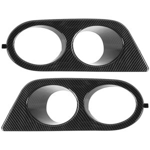 GISTUCH 2 Pièces Pare-chocs Avant Antibrouillard Couverture Double Trous Accessoire De Voiture Adapté Pour E46 M3 20012006 Style Fibre De Carbone - Publicité GISTUCH 2 Pièces Pare-chocs Avant Antibrouillard Couverture Double Trous Accessoire De Voiture Adapté Pour E46 M3 20012006 Style Fibre De Carbone - Publicité