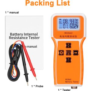 Decdeal Rc3563 200ω 100v Batterie Portable Portable Testeur De Tension De Résistance Interne Affichage À 3 Chiffres Affichage À 3 Chiffres De Haute Précis - Publicité Decdeal Rc3563 200ω 100v Batterie Portable Portable Testeur De Tension De Résistance Interne Affichage À 3 Chiffres Affichage À 3 Chiffres De Haute Précis - Publicité