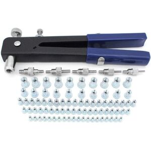 Filetée Rivet Écrou Kit, 86 Pcs Pince à Riveter Kit de Écrou Riveteuse Rivet Nutsert Gun Outil de pince à Rveter Insert Fileté pour filetage M3 M4 M5 - Publicité Filetée Rivet Écrou Kit, 86 Pcs Pince à Riveter Kit de Écrou Riveteuse Rivet Nutsert Gun Outil de pince à Rveter Insert Fileté pour filetage M3 M4 M5 - Publicité