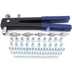 Bazywtyh - Filetée Rivet Écrou Kit, 86 Pcs Pince À Riveter Kit De Écrou Riveteuse Rivet Nutsert Gun Outil De Pince À Rveter Insert Fileté Pour Filetage M3 M4 M5 M6 M8 - Publicité Bazywtyh - Filetée Rivet Écrou Kit, 86 Pcs Pince À Riveter Kit De Écrou Riveteuse Rivet Nutsert Gun Outil De Pince À Rveter Insert Fileté Pour Filetage M3 M4 M5 M6 M8 - Publicité