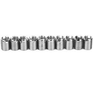 Gistuch - Insert Fileté Métrique, Filetage en Acier Réduisant M8x1,25 Mm à M6x1,0 Mm, Longueur 10 Mm Fonctionne avec un Tournevis Plat,noix - Publicité Gistuch - Insert Fileté Métrique, Filetage en Acier Réduisant M8x1,25 Mm à M6x1,0 Mm, Longueur 10 Mm Fonctionne avec un Tournevis Plat,noix - Publicité