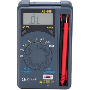 Jeffergarden - Multimètre De Poche Xb866, Affichage Numérique, Voltmètre Portable Polyvalent À Grande Portée, Haute Précision - Publicité Jeffergarden - Multimètre De Poche Xb866, Affichage Numérique, Voltmètre Portable Polyvalent À Grande Portée, Haute Précision - Publicité