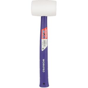 WORKPRO Maillet En Caoutchouc Blanc 450 G - Publicité WORKPRO Maillet En Caoutchouc Blanc 450 G - Publicité