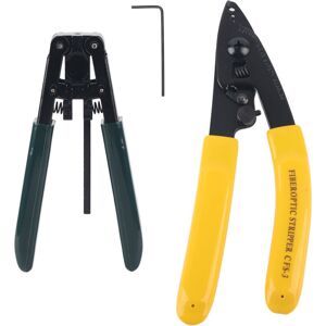 ZOTERNEN Outil D'Épissure À Froid De Fibres, Pince À 3 Ports, Dénudeur Optique, Ciseaux De Revêtement De Câbles. Publicité ZOTERNEN Outil D'Épissure À Froid De Fibres, Pince À 3 Ports, Dénudeur Optique, Ciseaux De Revêtement De Câbles. Publicité