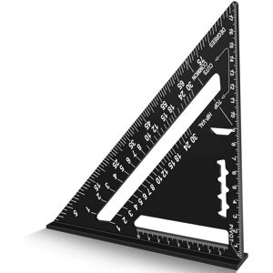 Sollbry Equerre Menuisier,haute Précision Mesure Outils, Équerres De Charpentier,aluminium Regle Multifonctionnels,outils De Traçage Pour Charpentier, Couvreur, Ingénieur,bricolage Outillage - Publicité Sollbry Equerre Menuisier,haute Précision Mesure Outils, Équerres De Charpentier,aluminium Regle Multifonctionnels,outils De Traçage Pour Charpentier, Couvreur, Ingénieur,bricolage Outillage - Publicité