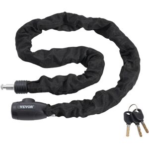 Vevor Antivol De Chaine De Velo, 1,2 M, Antivol De Securite Pour Velo En Acier Metallique Robuste Avec 4 Cles, Antivol De Haute Securite, Pour Bicyclette, Moto, Scooter, Porte, Cloture, Portail, 8 Mm - Publicité Vevor Antivol De Chaine De Velo, 1,2 M, Antivol De Securite Pour Velo En Acier Metallique Robuste Avec 4 Cles, Antivol De Haute Securite, Pour Bicyclette, Moto, Scooter, Porte, Cloture, Portail, 8 Mm - Publicité