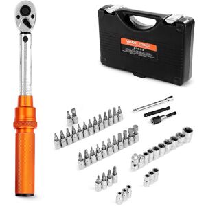 Cle Dynamometrique A Declenchement Entrainement 6,4 Mm 2,3-27,1 N.m, Jeu De Cles A Cliquet Bidirectionnelles Double Plage, 72 Dents, Avec Douilles, Embouts, Rallonge Et Adaptateur, Orange - Vevor - Publicité Cle Dynamometrique A Declenchement Entrainement 6,4 Mm 2,3-27,1 N.m, Jeu De Cles A Cliquet Bidirectionnelles Double Plage, 72 Dents, Avec Douilles, Embouts, Rallonge Et Adaptateur, Orange - Vevor - Publicité