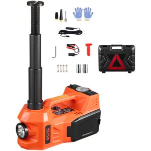 Cric Electrique Pour Voitures 5 T, Cric De Levage Reglable Avec Gonfleur Integre, Outil Demonte-pneu Portable Avec Marteau Securise Et Lumiere Led, Pour Urgence Depannage Routiere Suv Berline - Vevor - Publicité Cric Electrique Pour Voitures 5 T, Cric De Levage Reglable Avec Gonfleur Integre, Outil Demonte-pneu Portable Avec Marteau Securise Et Lumiere Led, Pour Urgence Depannage Routiere Suv Berline - Vevor - Publicité