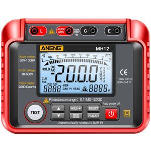 Zoternen - Testeur De Résistance D'Isolement, Mesureur De Tension D'Isolement Numérique De Haute Précision - Publicité Zoternen - Testeur De Résistance D'Isolement, Mesureur De Tension D'Isolement Numérique De Haute Précision - Publicité