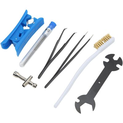 LBVIE Kit De Nettoyage De Buses D'Imprimante 3d En 7 Pièces Comprenant Une Pince À Épiler, Une Brosse Et Une Clé. Publicité LBVIE Kit De Nettoyage De Buses D'Imprimante 3d En 7 Pièces Comprenant Une Pince À Épiler, Une Brosse Et Une Clé. Publicité