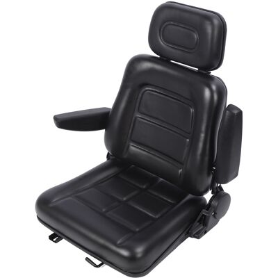 WEYTOLL Siège De Chariot Élévateur Avec Interrupteur De Réglage Et Rail Coulissant, Appui-tête Réglable À 3 Niveaux Pour Tombereau, Tondeuse, Chargeuse Compacte, Pelle Rétrocaveuse, Noir - Publicité WEYTOLL Siège De Chariot Élévateur Avec Interrupteur De Réglage Et Rail Coulissant, Appui-tête Réglable À 3 Niveaux Pour Tombereau, Tondeuse, Chargeuse Compacte, Pelle Rétrocaveuse, Noir - Publicité