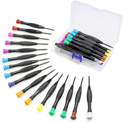 LISATR 18 Pièces De Tournevis Torx Avec Pince À Épiler Et Embouts T2 À T10 Pour Xbox, Ordinateur, Téléphone, Montre Et Bijoutiers - Publicité LISATR 18 Pièces De Tournevis Torx Avec Pince À Épiler Et Embouts T2 À T10 Pour Xbox, Ordinateur, Téléphone, Montre Et Bijoutiers - Publicité