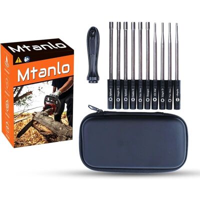FOREHILL 10 Pièces Outil De Réglage De Carburateur Tournevis Kit Avec Poignée Antidérapante Sac De Transport D'Outils Pour Poulan Artisan 2 Cycles Petit Moteur Tondeuse À Chains - Publicité FOREHILL 10 Pièces Outil De Réglage De Carburateur Tournevis Kit Avec Poignée Antidérapante Sac De Transport D'Outils Pour Poulan Artisan 2 Cycles Petit Moteur Tondeuse À Chains - Publicité