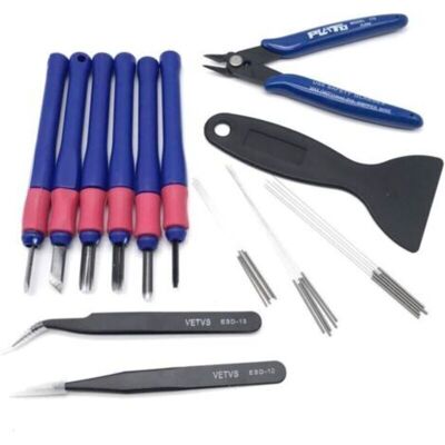 TRYWISE Kit De Nettoyage Pour Buses D’imprimante 3d – Aiguilles Flexibles De 0,2 À 0,4 Mm, Pince À Épiler Précise, Pinces Coupantes Et Stylo Ergonomique - Publicité TRYWISE Kit De Nettoyage Pour Buses D’imprimante 3d – Aiguilles Flexibles De 0,2 À 0,4 Mm, Pince À Épiler Précise, Pinces Coupantes Et Stylo Ergonomique - Publicité