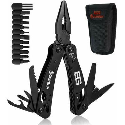 NO BRAND Pair - Pince Multi-outils De Poche 12 En 1, Outil Multifonction Avec Pince, Couteau Suisse Militaire En Acier Inoxydable, Ouvre-bouteille, Tournevis, Pince Multi-usages Pour La Survie, Le Camping, La - Publicité NO BRAND Pair - Pince Multi-outils De Poche 12 En 1, Outil Multifonction Avec Pince, Couteau Suisse Militaire En Acier Inoxydable, Ouvre-bouteille, Tournevis, Pince Multi-usages Pour La Survie, Le Camping, La - Publicité