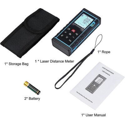 FLAMMKRAFT Télémètre Laser À Niveau À Bulle, Mesure Laser, Théorème De Pythagore, Distance, Surface, Volume, Max. Publicité FLAMMKRAFT Télémètre Laser À Niveau À Bulle, Mesure Laser, Théorème De Pythagore, Distance, Surface, Volume, Max. Publicité