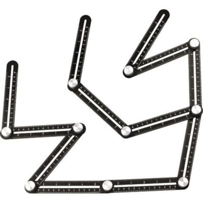 ZVD Règle De Mesure Multi-angle Pour Carrelage - Pochoir D'Angle En Alliage D'Aluminium - 12 Outils Latéraux - Convient Pour La Menuiserie - Publicité ZVD Règle De Mesure Multi-angle Pour Carrelage - Pochoir D'Angle En Alliage D'Aluminium - 12 Outils Latéraux - Convient Pour La Menuiserie - Publicité