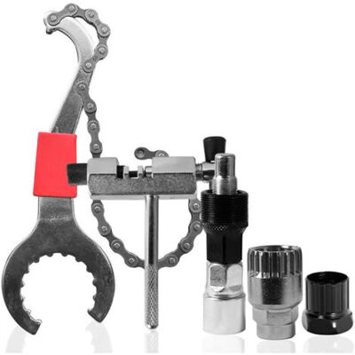 ABYSSE Outil De Maintenance Pour Vélo, 5pcs Outil De Retrait De Cassette De Vélo, Kit D'Outils De Réparation De Vélo, Outil De Démontage De Cassette De Vélo, Outil Séparateur De Chaîne - Publicité ABYSSE Outil De Maintenance Pour Vélo, 5pcs Outil De Retrait De Cassette De Vélo, Kit D'Outils De Réparation De Vélo, Outil De Démontage De Cassette De Vélo, Outil Séparateur De Chaîne - Publicité