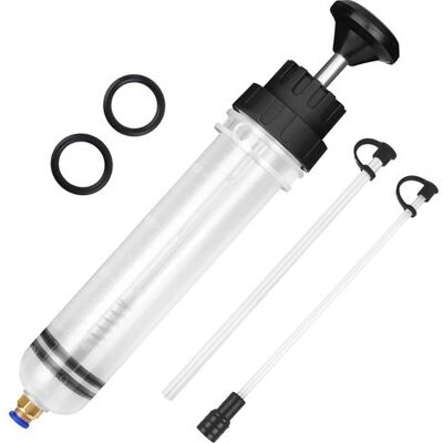 ABYSSE Seringue À Huile, Extracteur D'Injecteur 200 Cc Avec 2 Tuyaux, Seringue À Huile, Une Paire De Joints Toriques De Rechange, Seringue D'Aspiration D'Huile Pour Engrenages - Publicité ABYSSE Seringue À Huile, Extracteur D'Injecteur 200 Cc Avec 2 Tuyaux, Seringue À Huile, Une Paire De Joints Toriques De Rechange, Seringue D'Aspiration D'Huile Pour Engrenages - Publicité