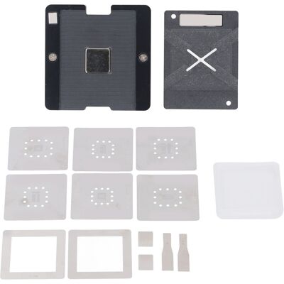 WEYTOLL Pochoir De Reballage Bga 6 En 1, Plate-forme De Plantation Magnétique En Acier Inoxydable Pour Bga153 Bga169 Bga162 Bga186 Bga221 Bga254 - Publicité WEYTOLL Pochoir De Reballage Bga 6 En 1, Plate-forme De Plantation Magnétique En Acier Inoxydable Pour Bga153 Bga169 Bga162 Bga186 Bga221 Bga254 - Publicité