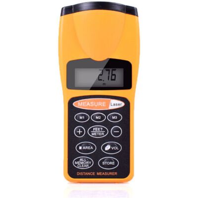 ABYSSE Multifonctionnel Lcd Télémètre À Ultrasons Mesure Télémètre Avec Pointeur Laser Maison Utilisation Télémètre Numérique - Publicité ABYSSE Multifonctionnel Lcd Télémètre À Ultrasons Mesure Télémètre Avec Pointeur Laser Maison Utilisation Télémètre Numérique - Publicité