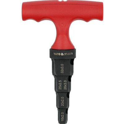 Outil Du Plombier Yato Calibrator With Deburring Tool Acier Crmo Léger - Publicité Outil Du Plombier Yato Calibrator With Deburring Tool Acier Crmo Léger - Publicité