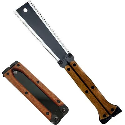 DYIKITI Scie Japonaise Pliable 16cm,scie À Main Avec Double Tranchant De 13/14 Tpi,manuelle Avec Lame Sk5 Et Dents De Rectification Sur Trois Côtés Pour Le Bricolage Et Le Bois - Publicité DYIKITI Scie Japonaise Pliable 16cm,scie À Main Avec Double Tranchant De 13/14 Tpi,manuelle Avec Lame Sk5 Et Dents De Rectification Sur Trois Côtés Pour Le Bricolage Et Le Bois - Publicité
